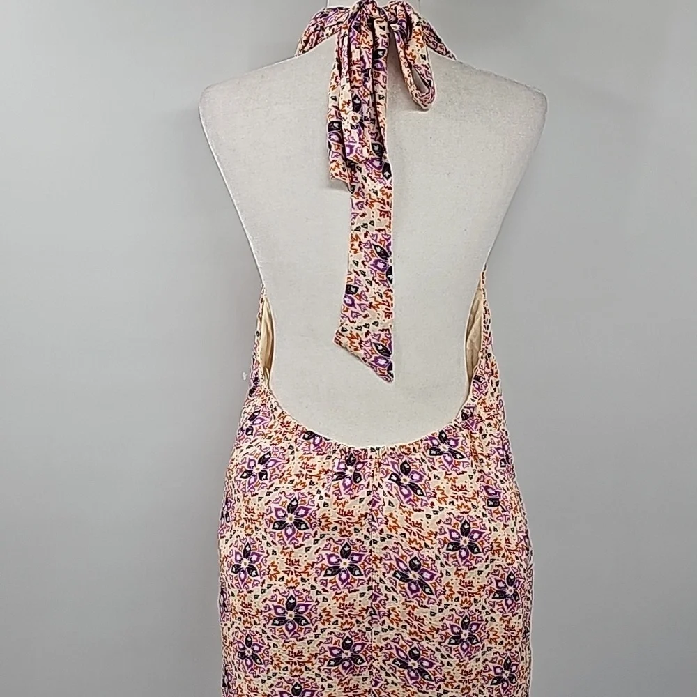 Free People Multicolor Floral Halter Dress - Picture 13 of 16